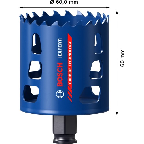 Sierra de corona EXPERT Tough Material de 60 x 60 mm