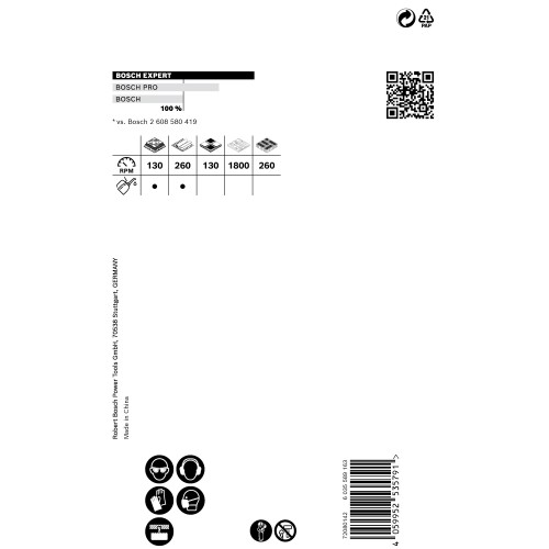 Sierra de corona EXPERT Tough Material de 68 x 60 mm