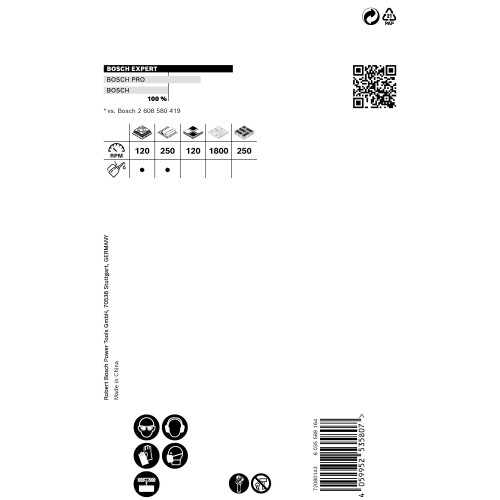 Sierra de corona EXPERT Tough Material de 70 x 60 mm