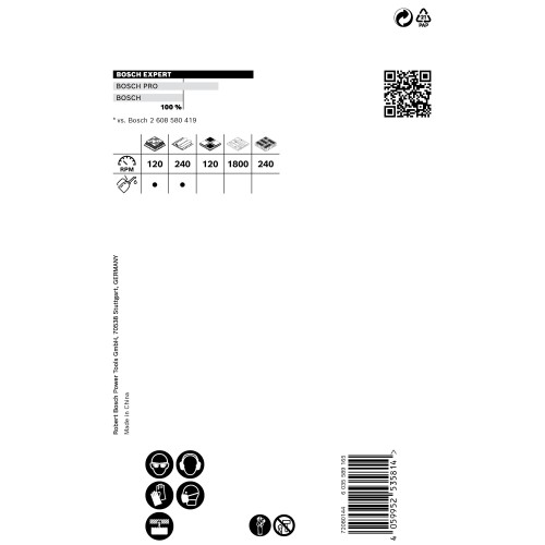 Sierra de corona EXPERT Tough Material de 73 x 60 mm