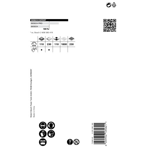 Sierra de corona EXPERT Tough Material de 76 x 60 mm