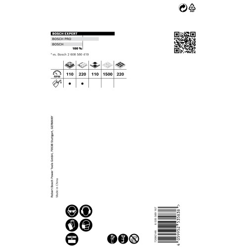 Sierra de corona EXPERT Tough Material de 80 x 60 mm