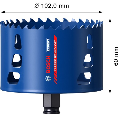 Sierra de corona EXPERT Tough Material de 102 x 60 mm