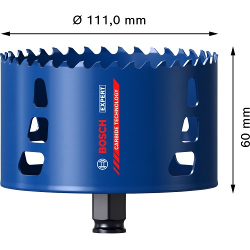 Sierra de corona EXPERT Tough Material de 111 x 60 mm