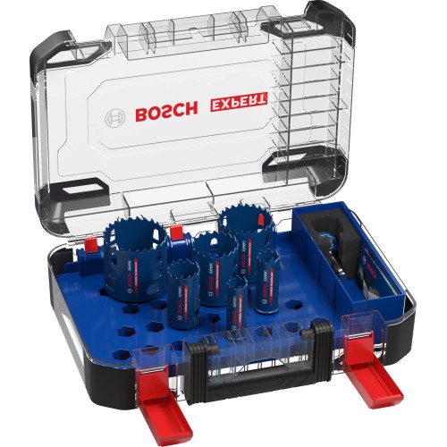 Set de sierras de corona EXPERT Multi Material de 22/25/35/51/60/68 mm, 9 uds.
