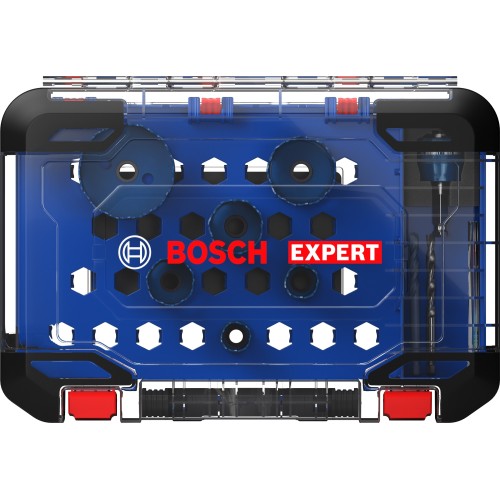 Set de sierras de corona EXPERT Multi Material de 22/25/35/40/51/68 mm, 9 uds.