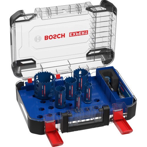 Set de sierras de corona EXPERT Multi Material de 22/25/35/40/51/68 mm, 9 uds.