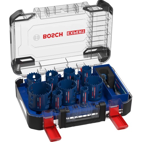 Set de sierras de corona EXPERT Multi Material de 20/22/25/32/35/40/44/51/60/64/76 mm, 14 uds.