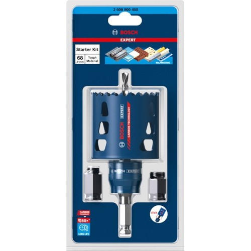 Kit de iniciación de sierras de corona EXPERT Multi Material de 68 x 60 mm