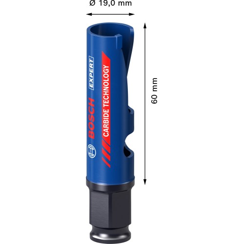 Sierra de corona EXPERT Construction Material de 19 x 60 mm
