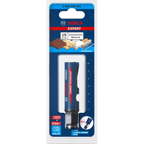 Sierra de corona EXPERT Construction Material de 19 x 60 mm