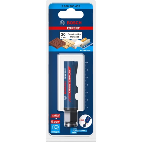 Sierra de corona EXPERT Construction Material de 20 x 60 mm