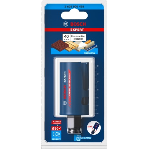 Sierra de corona EXPERT Construction Material de 40 x 60 mm