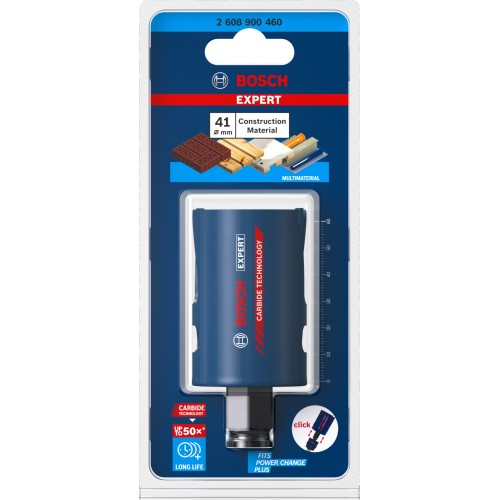 Sierra de corona EXPERT Construction Material de 41 x 60 mm