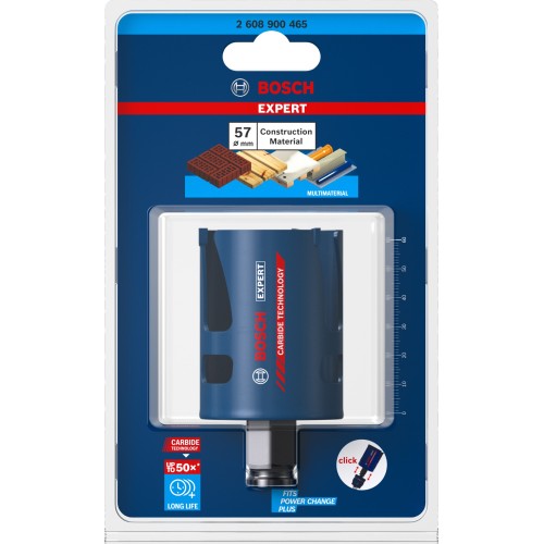 Sierra de corona EXPERT Construction Material de 57 x 60 mm