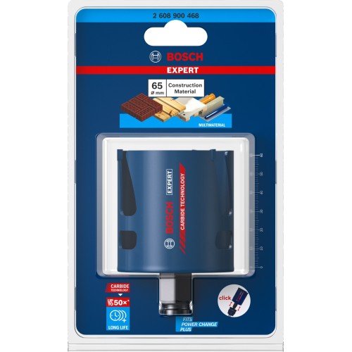 Sierra de corona EXPERT Construction Material de 65 x 60 mm