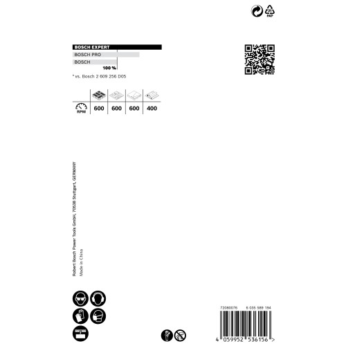 Sierra de corona EXPERT Construction Material de 67 x 60 mm