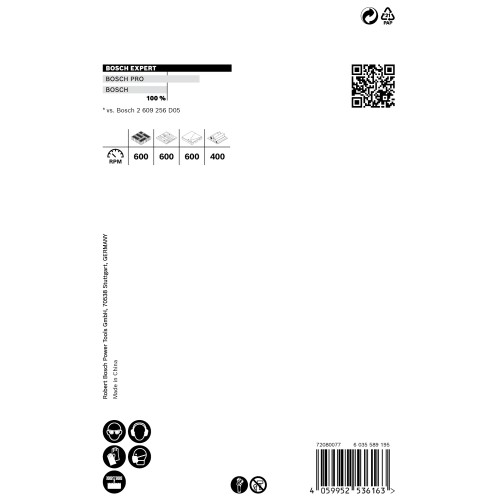 Sierra de corona EXPERT Construction Material de 68 x 60 mm