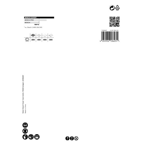 Sierra de corona EXPERT Construction Material de 86 x 60 mm