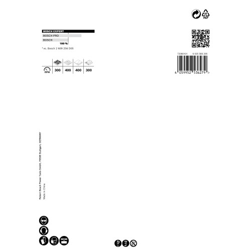 Sierra de corona EXPERT Construction Material de 105 x 60 mm