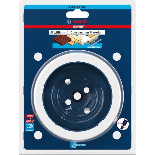 Sierra de corona EXPERT Construction Material de 105 x 60 mm