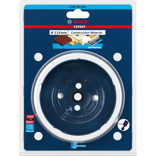 Sierra de corona EXPERT Construction Material de 114 x 60 mm