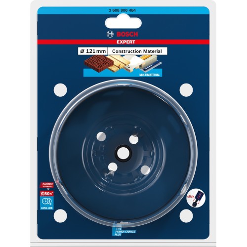 Sierra de corona EXPERT Construction Material de 121 x 60 mm