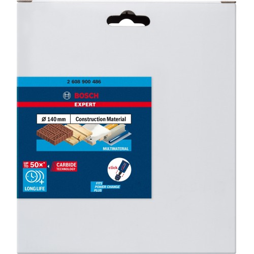 Sierra de corona EXPERT Construction Material de 140 x 60 mm