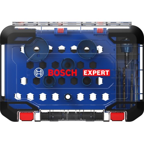 Set de sierra de corona EXPERT Construction Material de 20/25/32/38/51/64 mm, 10 unidades