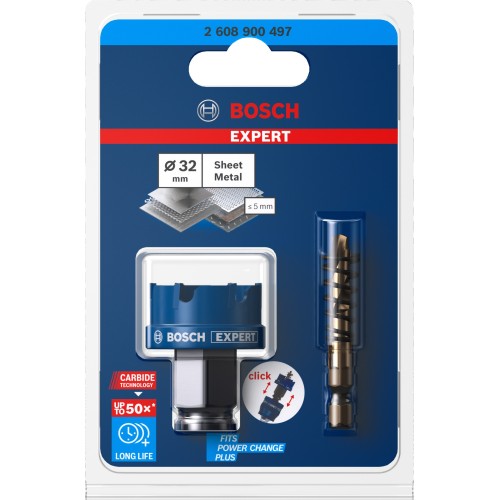 Sierra de corona EXPERT Sheet Metal de 32 x 5 mm