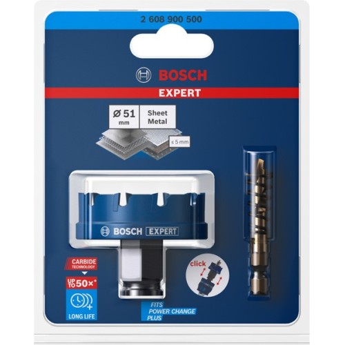 Sierra de corona EXPERT Sheet Metal de 51 x 5 mm