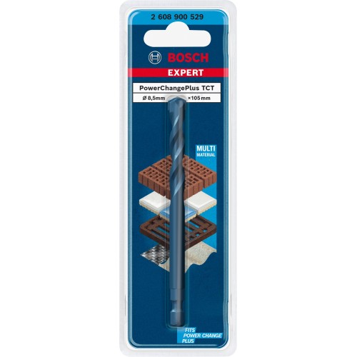 Broca centradora EXPERT Power Change Plus TCT 8,5 x 105 mm