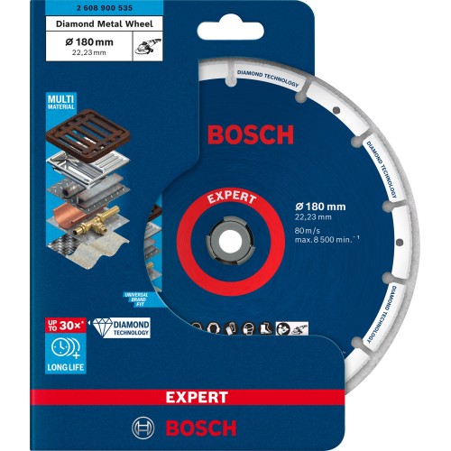 Disco de corte EXPERT Diamond Metal Wheel de 180 x 22,23 mm