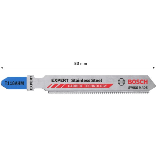 Hoja de sierra de calar EXPERT Stainless Steel T118AHM, 3 uds.