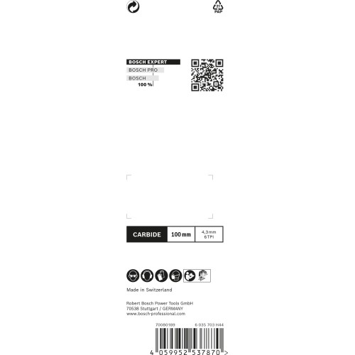 Hoja de sierra de calar EXPERT ‘Fiber Plaster’ T 141 HM, 3 unidades