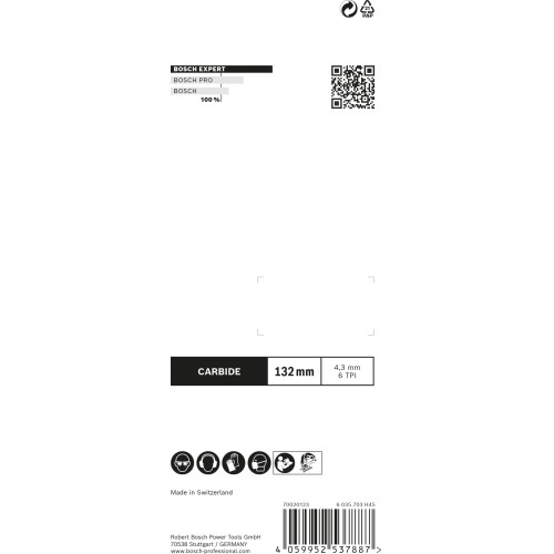 Hoja de sierra de calar EXPERT ‘Fiber Plaster’ T 341 HM, 3 unidades
