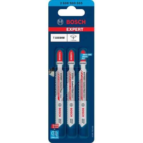3 hojas de sierra de calar EXPERT Carbon Fiber Clean T 108 BHM