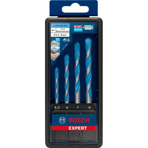 Set de brocas EXPERT MultiConstruction CYL-9 de 5,5/6/7/8 mm, 4 unidades