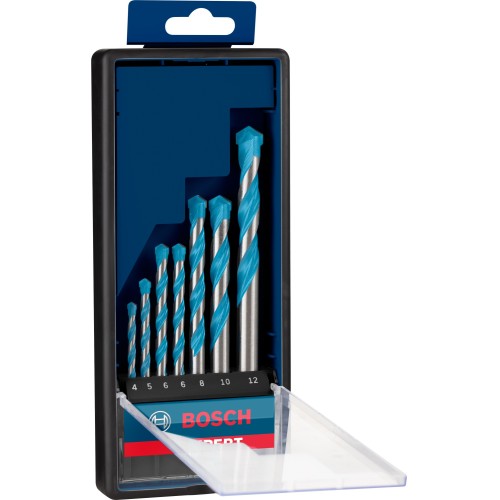 Set de brocas EXPERT MultiConstruction CYL-9 de 4/5/6/6/8/10/12 mm, 7 unidades
