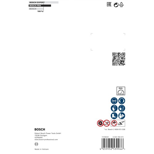 Disco de corte de diamante EXPERT MultiMaterial de 150 x 22,23 x 2,4 x 12 mm