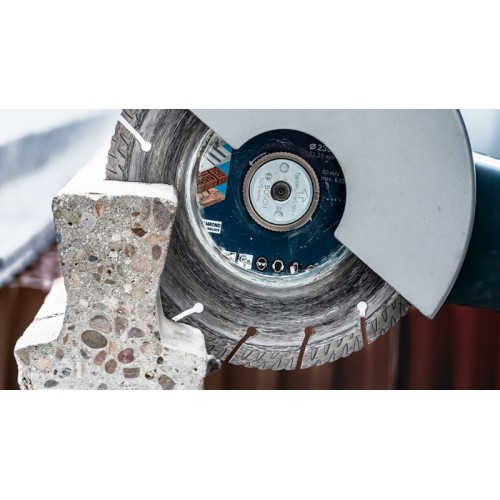 Disco de corte de diamante EXPERT MultiMaterial de 230 x 22,23 x 2,4 x 15 mm