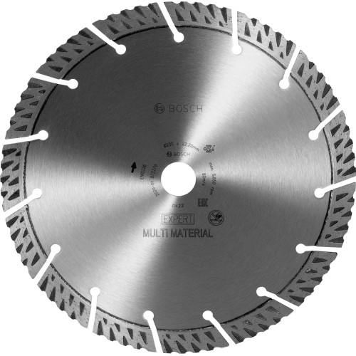 Disco de corte de diamante EXPERT MultiMaterial de 230 x 22,23 x 2,4 x 15 mm