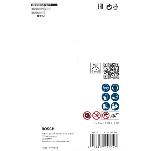 Disco de corte de diamante EXPERT MultiMaterial X-LOCK de 115 x 22,23 x 2,4 x 12 mm