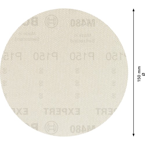 Malla de lija EXPERT M480 para lijadoras excéntricas de 150 mm, G 150, 5 unidades