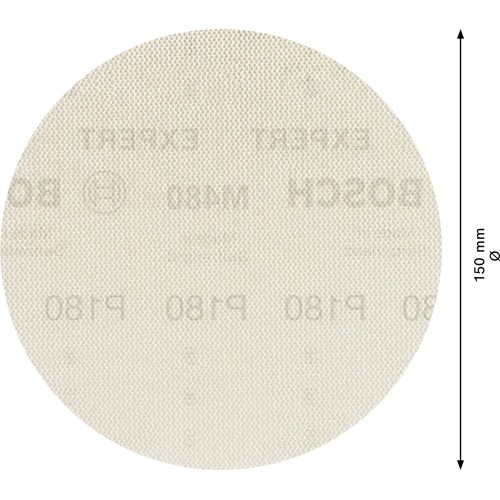 Malla de lija EXPERT M480 para lijadoras excéntricas de 150 mm, G 180, 5 unidades