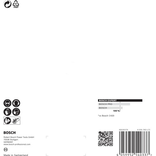 Malla de lija EXPERT M480 para lijadoras excéntricas de 150 mm, G 240, 5 unidades