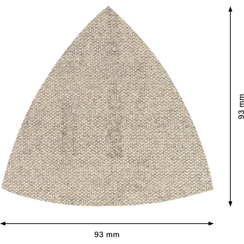 Malla de lija EXPERT M480 para lijadoras delta de 93 mm, G 80, 5 unidades