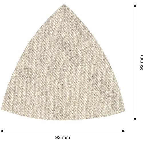 Malla de lija EXPERT M480 para lijadoras delta de 93 mm, G 180, 5 unidades
