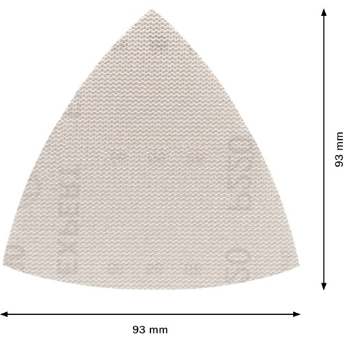 Malla de lija EXPERT M480 para lijadoras delta de 93 mm, G 220, 5 unidades