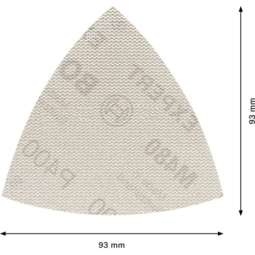 Malla de lija EXPERT M480 para lijadoras delta de 93 mm, G 400, 5 unidades